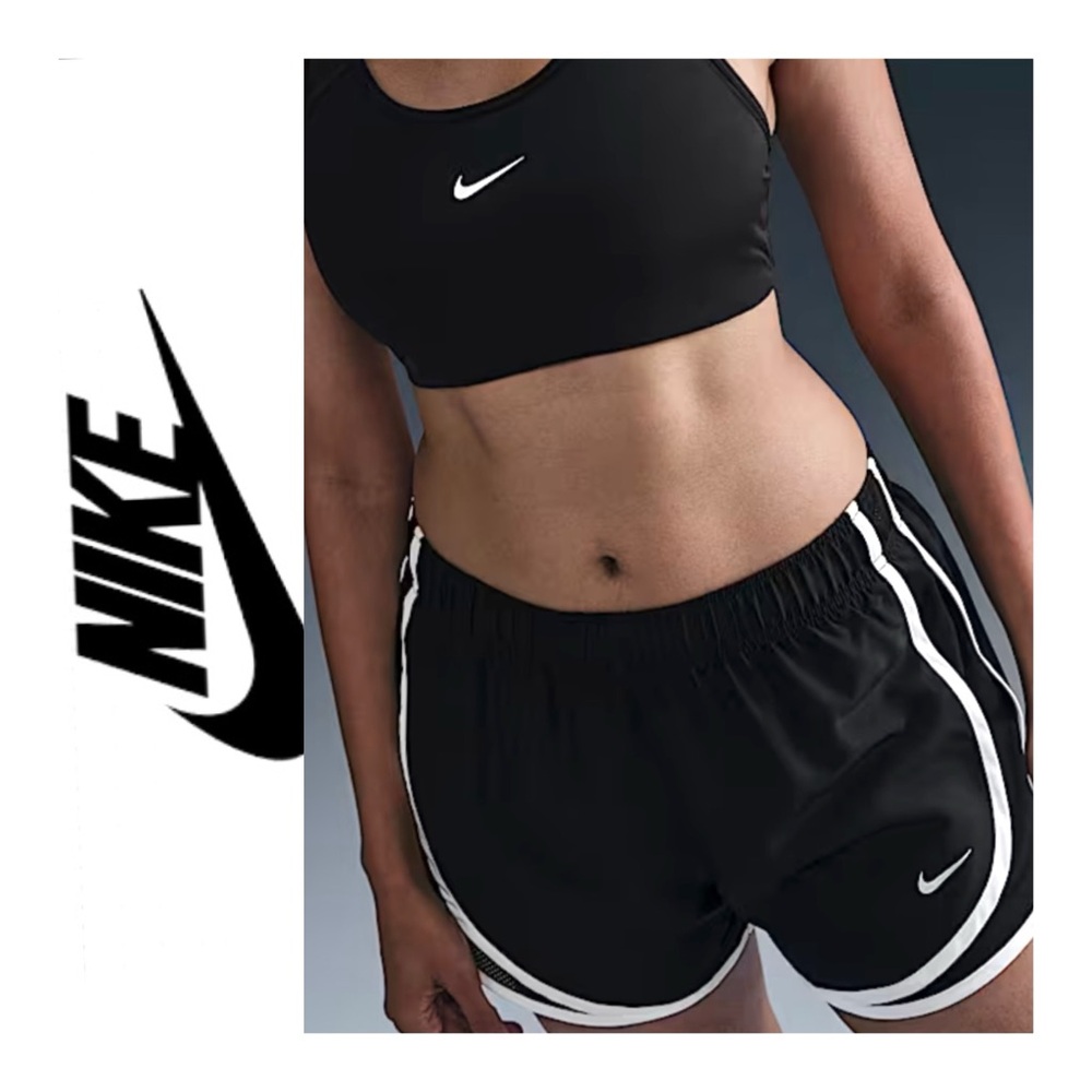 Two pairs of Nike Tempo Women's Dri-FIT Mid-Rise Brief-Lined Running Shorts